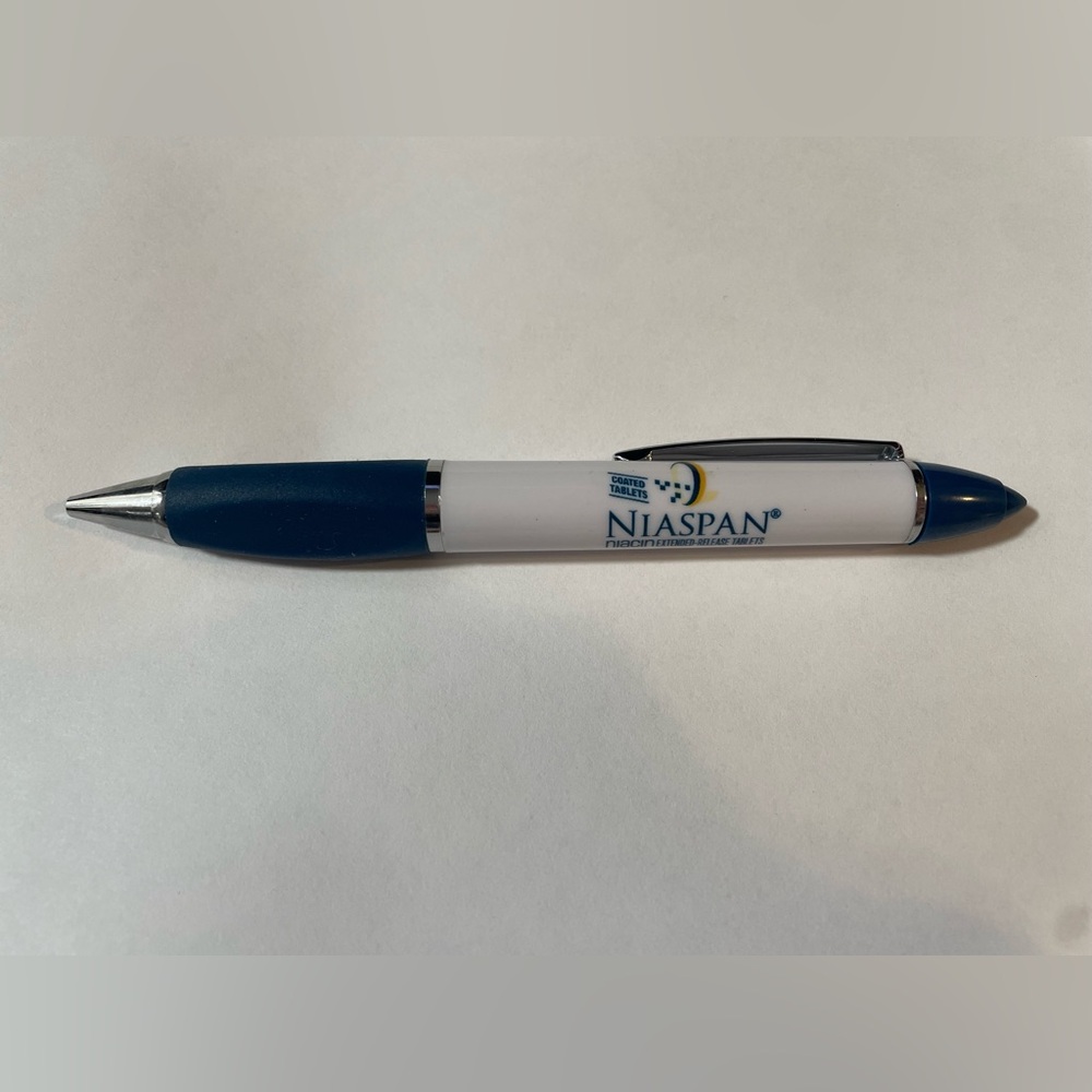 Niaspan Niacin Pen Drug Rep Pharmaceutical Y2K Promo Advertising UNTESTED AS IS